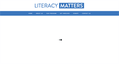 Desktop Screenshot of literacymatters.org